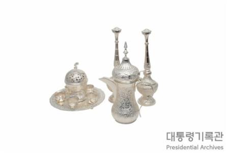 은제 다기 세트 이미지