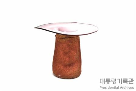 버섯 모양 화병 이미지