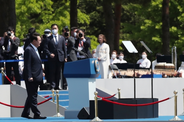제20대 윤석열 대통령 취임식 사진