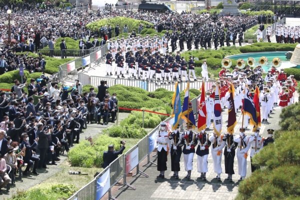 제20대 윤석열 대통령 취임식장 전경 사진