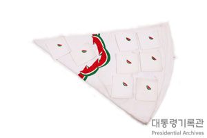 수박 문양 테이블보, 냅킨 세트 이미지