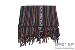 전통 수공예 테이블보 이미지