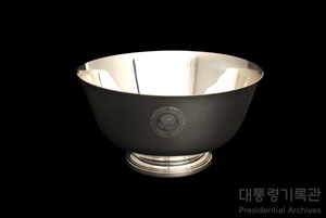 미국 대통령 문장이 새겨진 은제 볼[Silver Bowl]  이미지