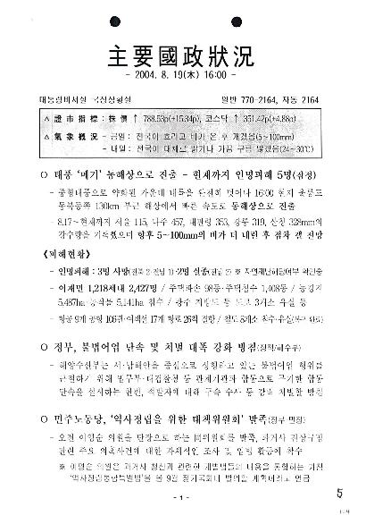 16:00 주요국정상황 (2004.08.19) 썸네일